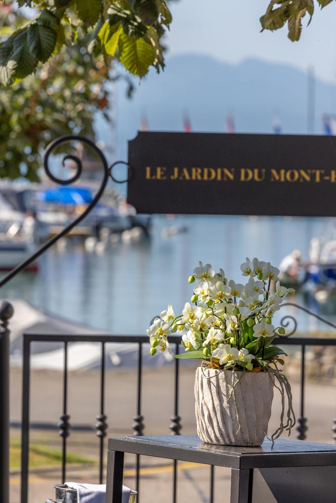 Romantik Hotel Mont Blanc Au Lac Morges Exterior foto